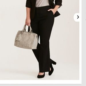 Torrid size 20 black deluxe slim boot pant